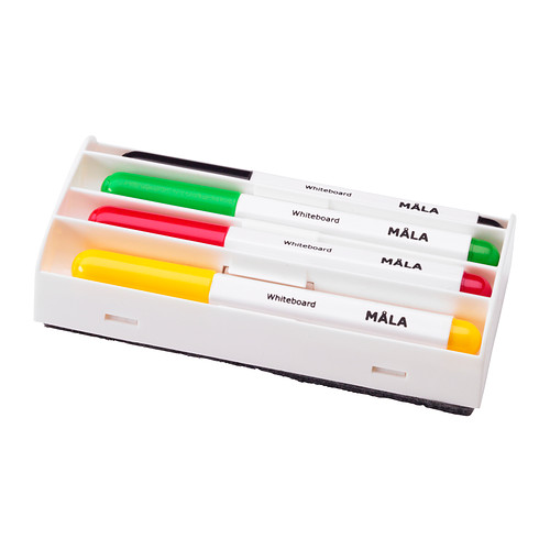 [오빠랑이케아가자]MÅLA/MALA/몰라/물라/화이트보드펜, 여러 가지 색상/501.933.17