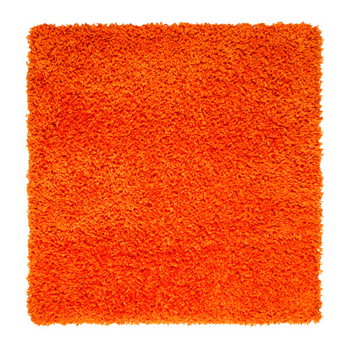 이케아 HAMPEN 장모러그, 오렌지/103.057.60/(80x80cm)