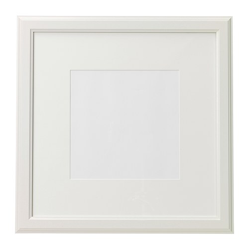 [오빠랑이케아가자] VIRSERUM 액자, 화이트(50x50 cm)/501.747.62
