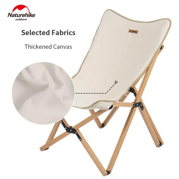 해외 무료배송네이처하이크 단단한 나무 의자 휴대용 접는 캠핑 낚시 의자 야외 피크닉 바베큐 비치 우드 의자 좌석