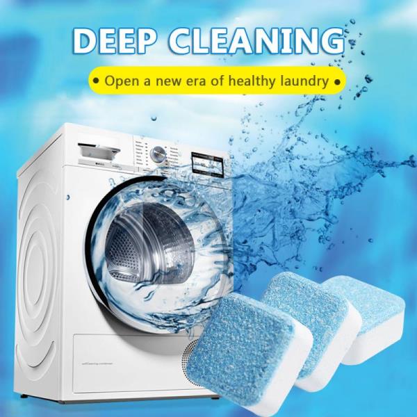 해외 무료배송 새로운 고효율 세탁기 세제 발포성 태블릿은 모든 세탁기에 적합한 Descale 및 잔류 물을 청소합니다.