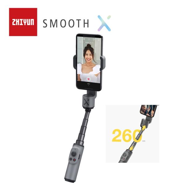 해외 무료배송 ZHIYUN SMOOTH X 공식 부드러운  전화 Gimbals Selfie 스틱 핸드 헬드 안정기 팔로 스마트 폰 아이폰 화웨이 Xiaomi Redmi 삼성