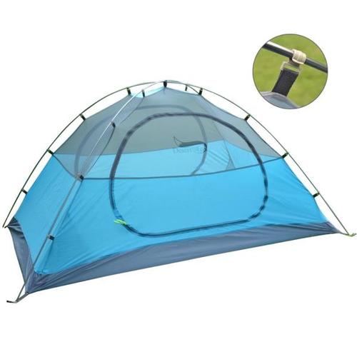 해외 무료배송 사막 및 여우 배낭 캠핑 텐트, 경량 1-3 사람 텐트 더블 레이어 방수 휴대용 알루미늄 폴란드 여행 텐트