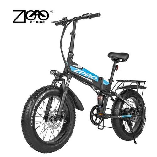 해외 무료배송 ZPAO 저렴한 전기 지방 자전거 비치 크루저 자전거 전기 500W 48V 12.8ah 리튬 배터리 전기 산악 자전거 Foldable 자전거