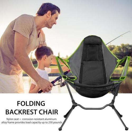 해외 무료배송접이식 야외 의자 정원 스윙 의자 캠핑 낚시 베개와 비치 문 의자 Ultralight Portable Chair