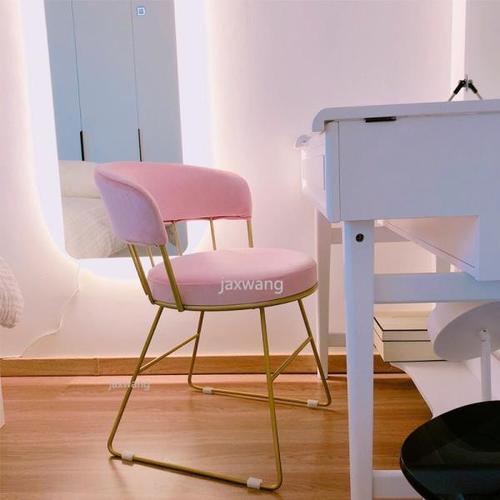 해외 무료배송 맞춤형 의자 ins 북유럽 현대 식당 의자 간단한 침실 의자 맞춤형 카페 의자 아트 룸 의자 소파 가구