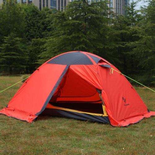 해외 무료배송 슈퍼 라이트 텐트 전문 방수 더블 레이어 화재 지연 제 20d 실리콘 나일론 섬유 야외 캠핑 초경량