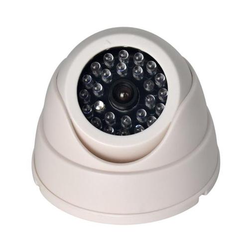 해외 무료배송가짜 보안 카메라 CCTV 더미 가짜 감시 CCTV 보안 돔 카메라 빨간색 LED 빛 깜박임