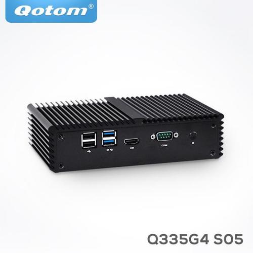 해외 무료배송 Qotom 미니 pc i3 5005u 사무용 컴퓨터 지원 pfsense, linux 방화벽 QOTOM-Q335G4 aes ni