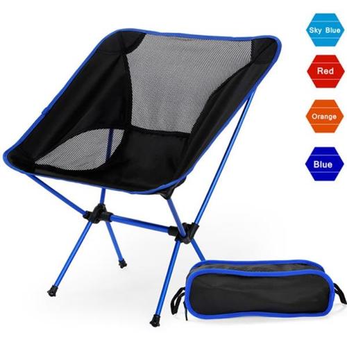 해외 무료배송휴대용 캠핑 비치 의자 경량 접이식 낚시 야외 캠핑 야외 울트라 라이트 오렌지 레드 다크 블루 비치 의자