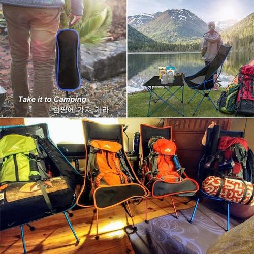 해외 무료배송야외 휴대용 접이식 의자 최대 하중 150kg 초경량 여행 낚시 캠핑 의자 피크닉 홈 좌석 문 의자 캠핑의자