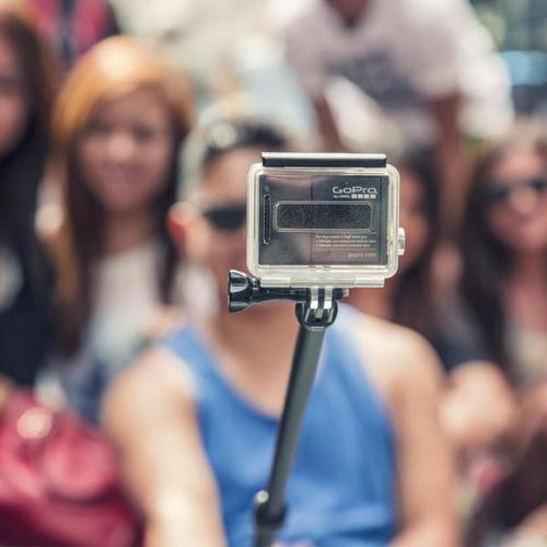 해외 무료배송 TELESIN 알루미늄 합금 확장 가능한 휴대용 Selfie 스틱 Telescoping 극 GoPro 영웅 9 8 7 6 5 OSMO 액션 Xiaoyi SJCAM E