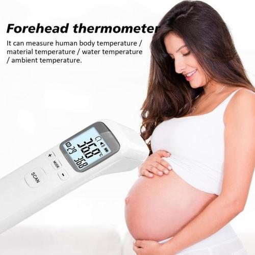해외 무료배송 아기 온도계 디지털 적외선 온도계 비접촉식 몸 이마 온도 측정 성인 어린이