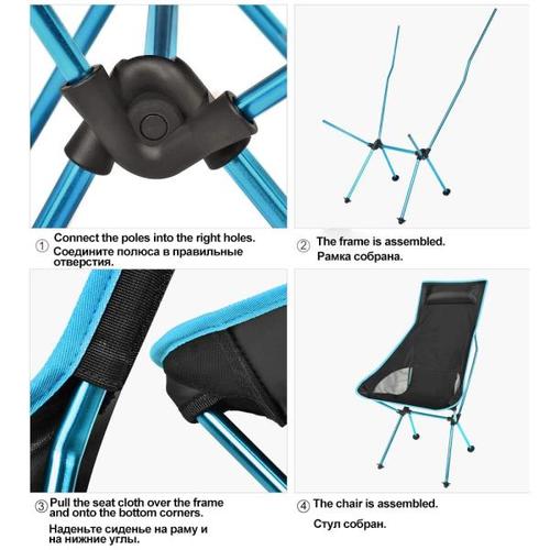 해외 무료배송HooRu 라운지 비치 의자 낚시 등 받침 경량 접이식 의자 야외 휴대용 배낭 캠핑 갑판 의자 하이킹