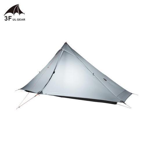 해외 무료배송 3F UL 기어 LanShan 1 프로 1 인 야외 초경량 캠핑 텐트 3 시즌 전문 20D 나일론 양면 실리콘 텐트