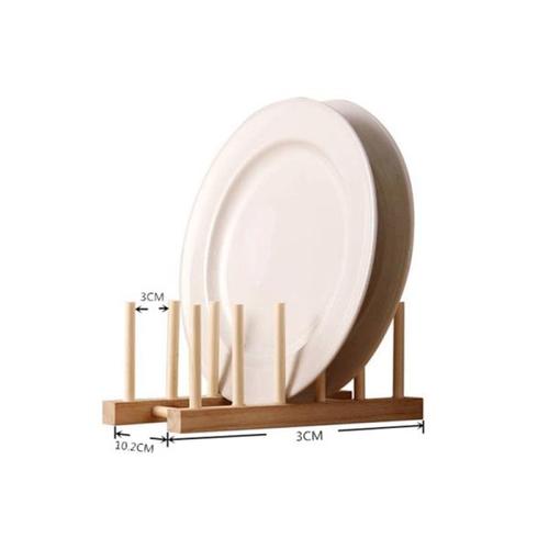해외 무료배송 Wooden Dish Rack Dishes Drainboard Drying Drainer Storage Holder Stand Kitchen Cabinet Bambu