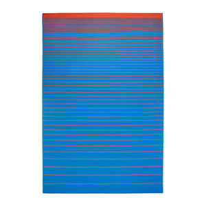 [오빠랑이케아가자] MEJLBY 평직러그, 블루 실내외겸용 블루, 오렌지/402.517.46/(200x300cm)