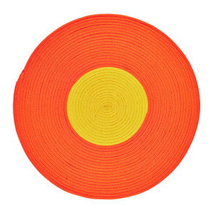 [오빠랑이케아가자] STICKAT 편직러그, 오렌지, 옐로(75 cm)/002.962.66
