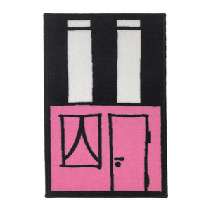 이케아 HEMMAHOS 러그, 핑크 (50x75 cm)/003.323.54