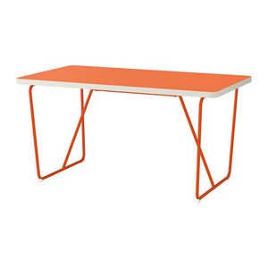 [오빠랑이케아가자] RYDEBÄCK 테이블, 오렌지, 바카뤼드 오렌지 오렌지(150x78 cm)/890.402.91