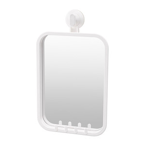 [오빠랑이케아가자] STUGVIK 거울+후크/흡착판, 화이트/802.970.16