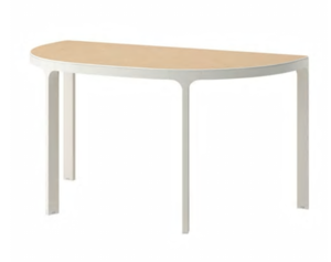 [오빠랑이케아가자] BEKANT /베칸트/회의테이블, 자작나무무늬목, 화이트/140x70 cm/190.474.65