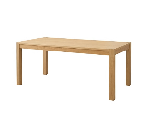 DAGLYSA 다글뤼사 테이블 참나무무늬목 140x80  804.111.87