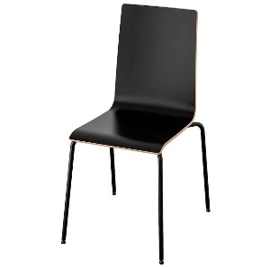 [오빠랑]이케아 MARTIN 마르틴 의자, 블랙, 블랙 892.195.28