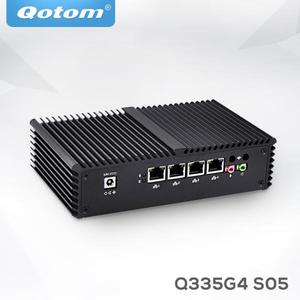 해외 무료배송 Qotom 미니 pc i3 5005u 사무용 컴퓨터 지원 pfsense, linux 방화벽 QOTOM-Q335G4 aes ni