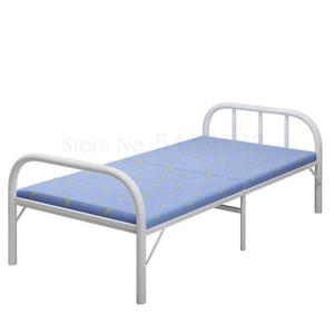 해외 무료배송 가정용 접이식 침대 싱글 침대 간단한 성인 휴대용 siesta 침대 더블 siesta 철 침대