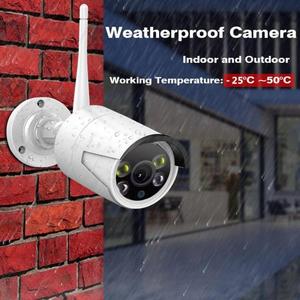 해외 무료배송새로운 무선 CCTV 시스템 720P 1080P 2MP NVR IP IR-CUT 야외 CCTV 카메라 IP 보안 시스템 비디오 감시 키트