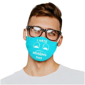 해외 무료배송 1PC Unisex Funny Printed Mask 스킨 케어 남성과 여성을위한 씻어 내고 재사용 된 페이스 마스크 comfortable Facemask masca