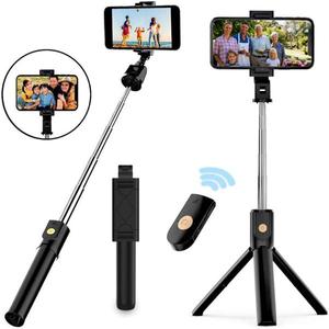 해외 무료배송 YTOM Selfie 스틱, 3 in 1 확장형 Selfie 스틱 삼각대, 스마트 폰용 분리형 Bluetooth 무선 원격 전화 홀더 포함