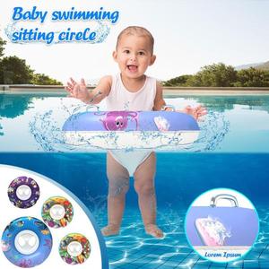 해외 무료배송 아기 수영 반지는 안전 좌석을 가진 수레 아기를위한 두 배 수영 반지 안전 좌석을 가진 아기 수영 반지 수레 두 배