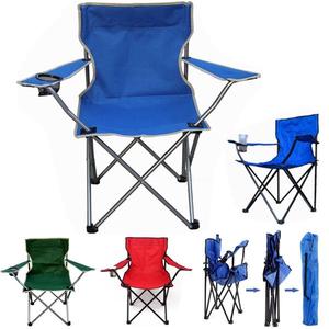 해외 무료배송야외 휴대용 접는 의자 낚시 캠핑 비치 피크닉 의자 좌석 컵 홀더 옥스포드 천으로 경량 좌석 의자