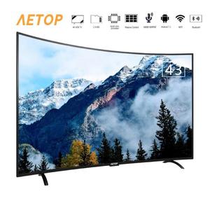 해외 무료배송 무료 배송-고품질 울트라 HD 텔레비전 안드로이드 43 인치 led tv 스마트 스크린 tv 블루투스와 곡선