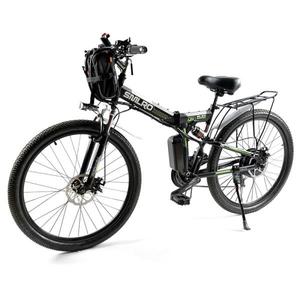 해외 무료배송 26 인치 접이식 전기 자전거 48V 12AH 리튬 배터리 500W 성인 전기 보조 오프로드 가변 속도 산악 자전거