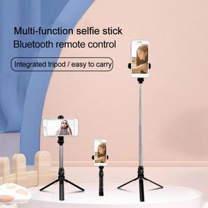 해외 무료배송 휴대용 접이식 휴대 전화 확장 가능한 무선 블루투스 원격 Selfie 스틱 삼각대 홀더 마운트 iOS 안드로이드에 대한 새로운