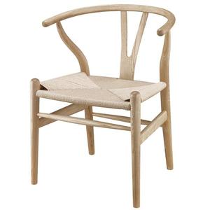 해외 무료배송 나무 위시 본 의자 한스 웨그너 Y 의자 단단한 애쉬 우드 다이닝 룸 가구 럭셔리 다이닝 의자 안락 의자 클래식 디자인