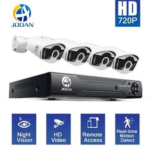 해외 무료배송TVI 카메라 세트 8CH DVR HDMI CCTV 비디오 레코더 4CH 카메라 홈 보안 방수 야외 나이트 비전 비디오 감시 키트