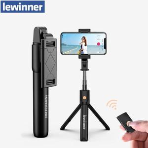 해외 무료배송 Lewinner K07 3 1 무선 블루투스 Selfie 스틱 미니 삼각대 확장 가능한 Monopod 유니버설 아이폰에 대한 삼성/화웨이