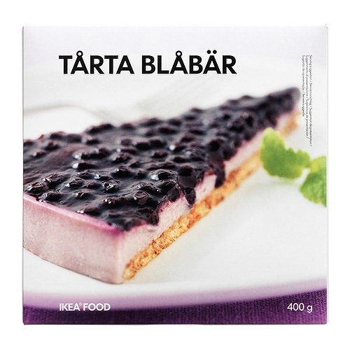 토르타 블로베르/블루베리 케이크, 냉동