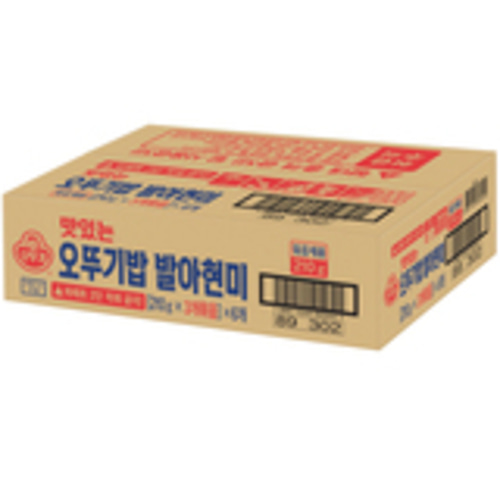 4시이전 당일발송 무료배송 코스트코 맛있는 오뚜기밥 발아현미 210g x 18