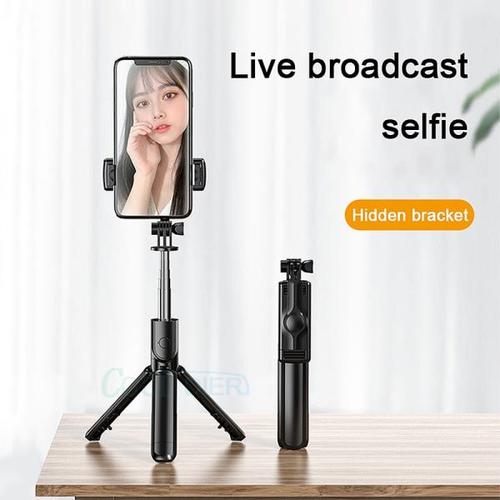 해외 무료배송 쿨 디어 무선 블루투스 selfie 스틱 iOS/안드로이드에 대한 무선 버튼 셔터와 확장 가능한 모노 포드 미니 삼각대