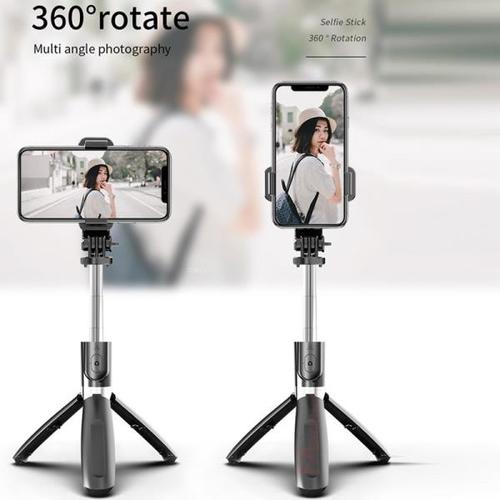 해외 무료배송 FANGTUOSI 업 그레 이드 버전 무선 블루투스 Selfie 스틱 삼각대와 함께 확장 가능한 접이식 Monopod 아이폰 11 액션 카메라