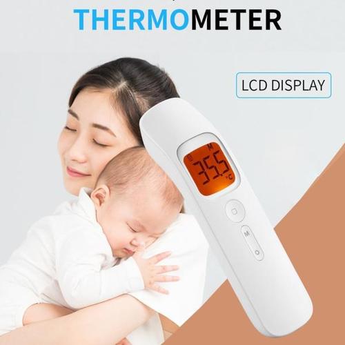 해외 무료배송 이마 온도계 비 접촉 적외선 온도계 체온 발열 아기 성인을위한 디지털 측정 도구 1 Set
