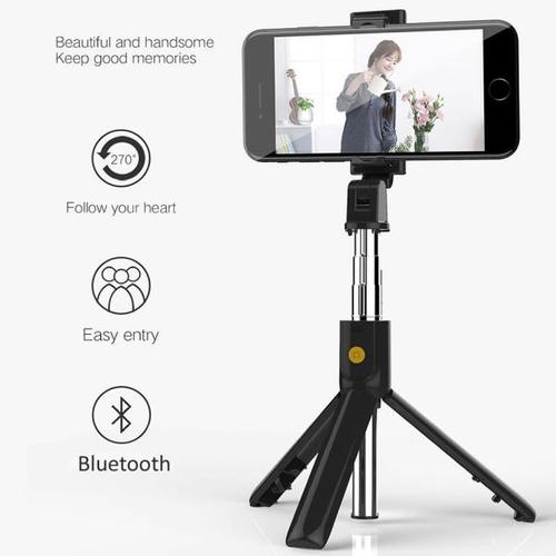 해외 무료배송 아이폰/안드로이드/화웨이 Foldable 핸드 헬드 Monopod 셔터 원격 확장 가능한 미니 삼각대에 대한 3 in 1 무선 블루투스 Selfie 스틱