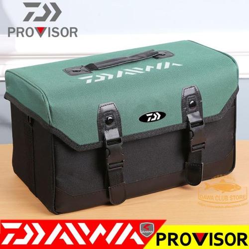 해외 무료배송 2020 DAWA 방수 낚시 장비 상자 낚시 가방 다기능 허리 팩 낚시 미끼 기어 저장 가방 단일 어깨 가방