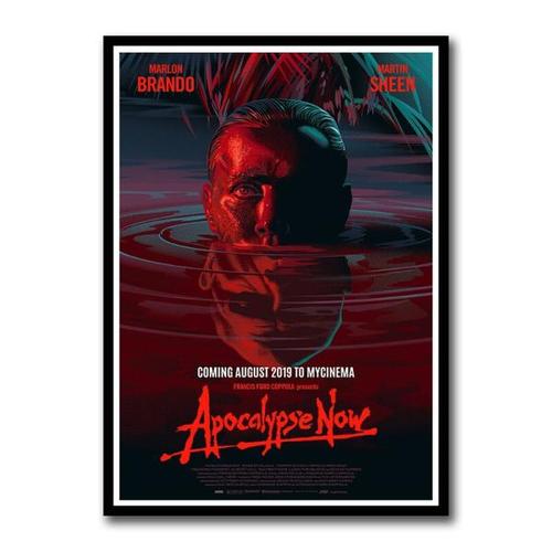 해외 무료배송 Apocalypse Now 미니멀리즘 룸 빈티지 크래프트 장식 포스터 벽 스티커 섬세한 홈 바 데코
