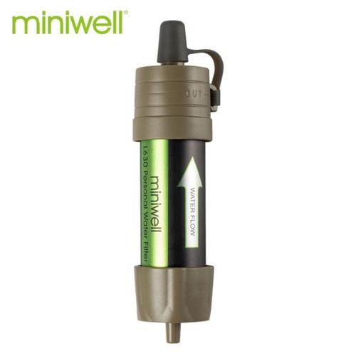 해외 무료배송 Miniwell L630 개인 캠핑 정화 물 필터 짚 생존 또는 응급 용품
